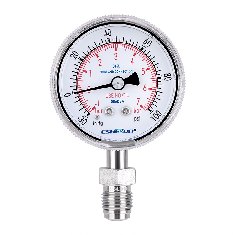 VCR 1/4 オス フェイス シール スイベル